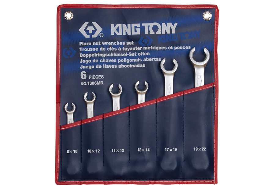 Набор разрезных ключей KING TONY 1306MR (6 предметов)