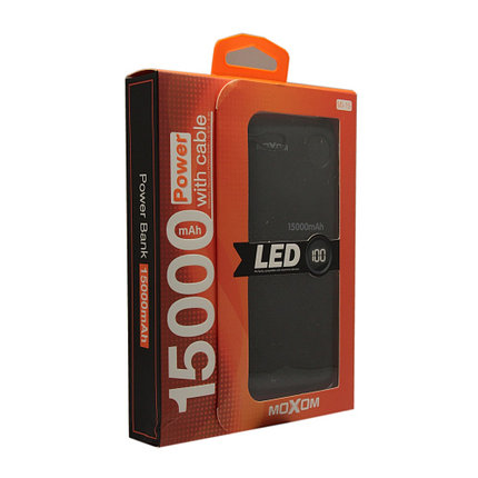 Внешний аккумулятор Power Bank Moxom MI-15 15000 mah, фото 2