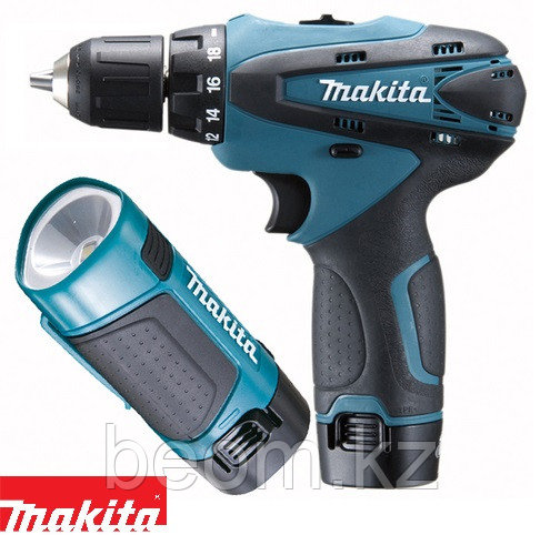 Аккумуляторная дрель-шуруповёрт Makita DF330DWLE