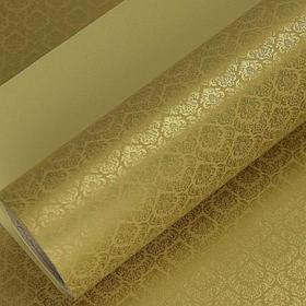 Бумага двухсторонняя  "Королевская лилия" золотой ,053 х 1 м (3575788)