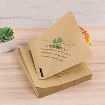 Бумажный конверт для сэндвича (10 шт.), два рисунка, фото 2