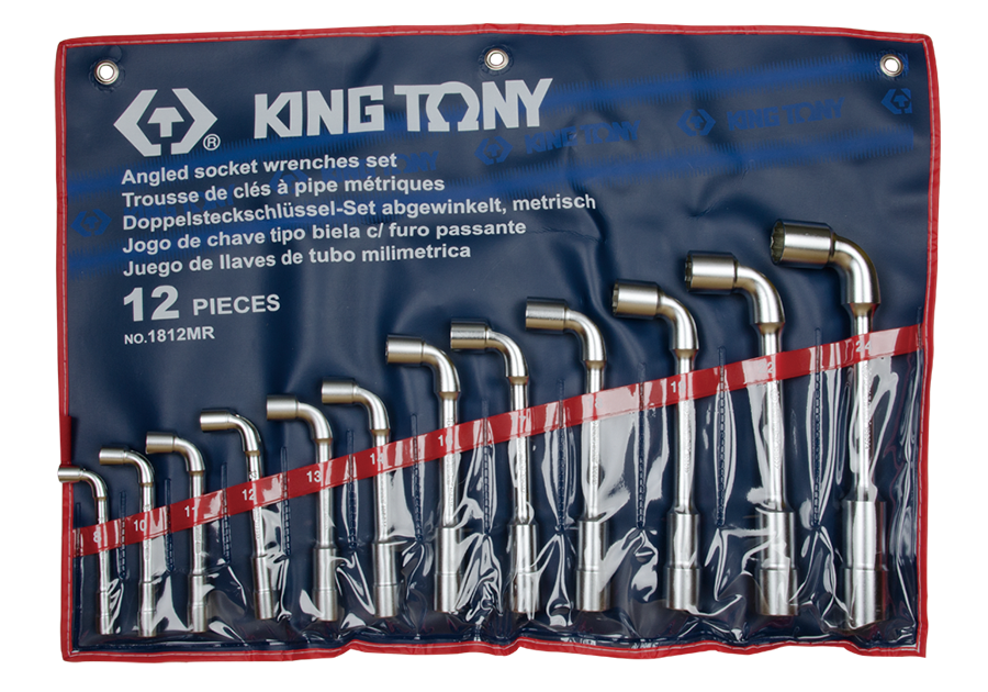 Набор L-образных торцевых ключей KING TONY 1812MR (12 предметов)