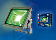 Прожектор светодиодный ULF-S01-50W/GREEN IP65 110-240В картон