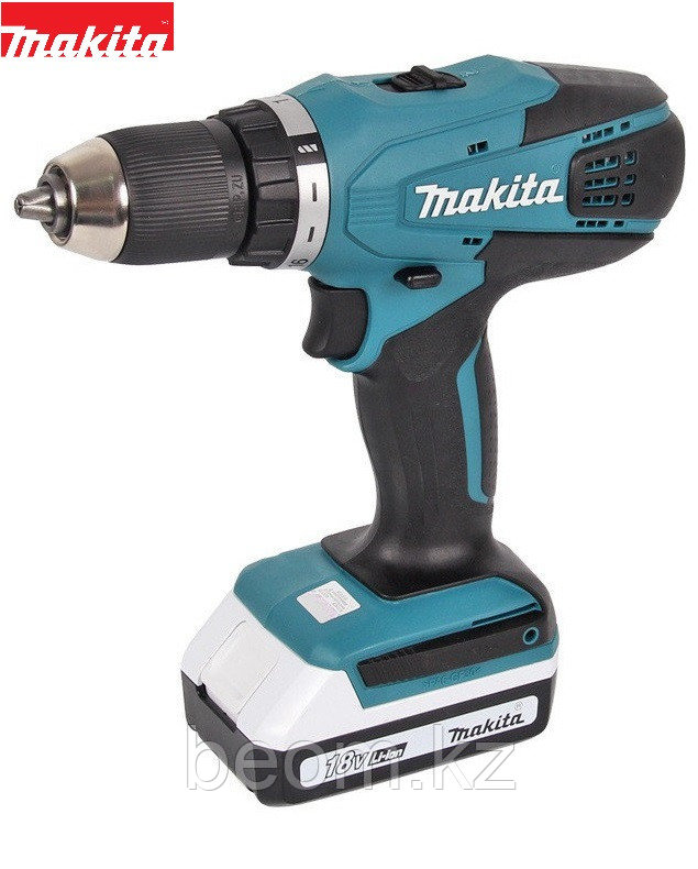 Аккумуляторная ударная дрель-шуруповерт Makita DF457DWE (G-series)