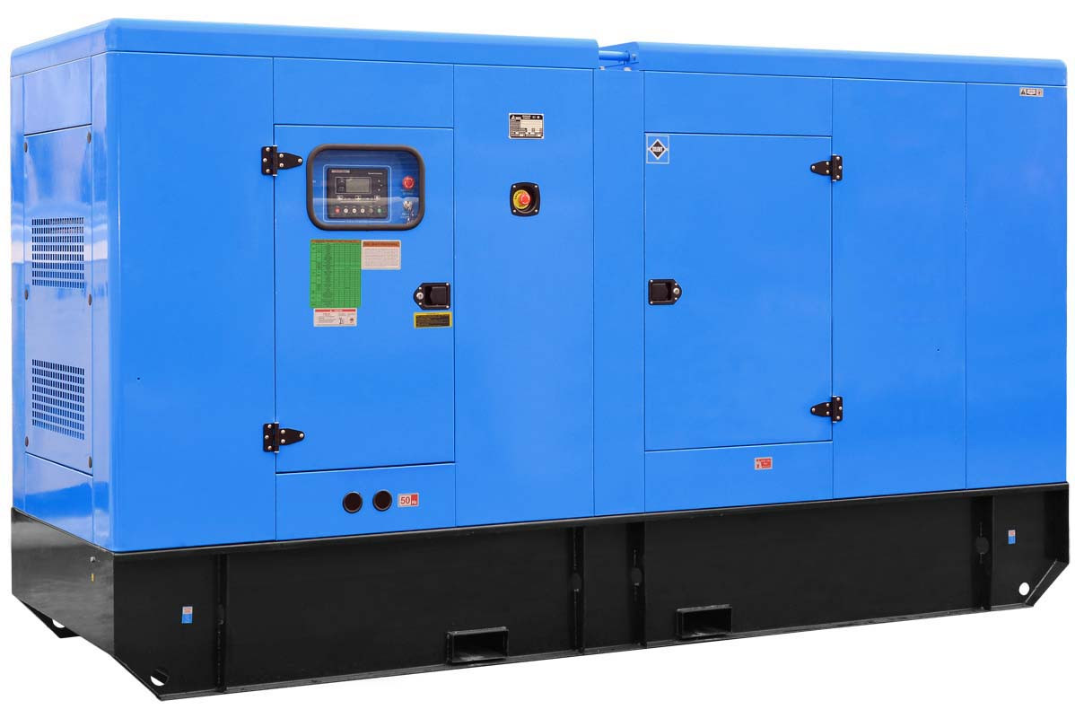 Дизельный генератор Prometey M 250 кВт. 3 фазный. Шумозащитный кожух