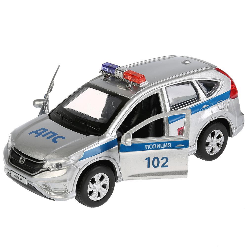 Технопарк Металлическая инерционная модель Honda CR-V "Полиция" - фото 2 - id-p63030831