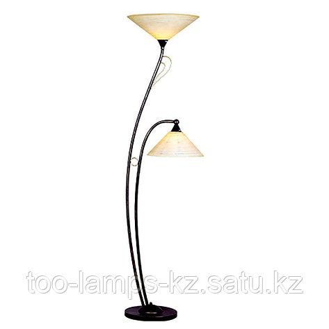 Торшер F3301-2 Black BR/GD, фото 2