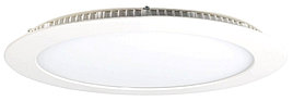Панель светодиодная, круглая, белая, встраиваемая, потолочная DL LED ROUND PANEL 18W 3000K
