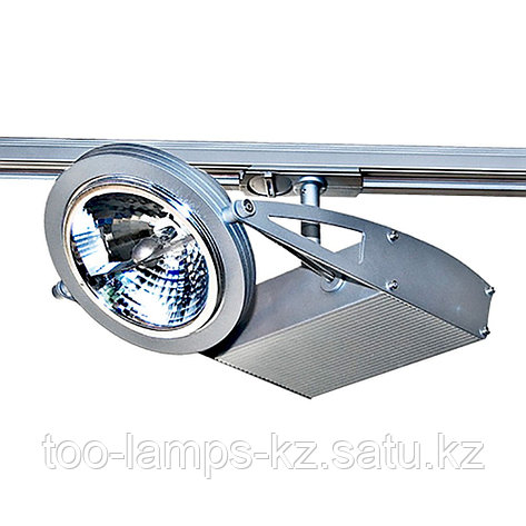 Светильник на шину, трековый, потолочный TR-105 SILVER 12V 50W AR111, фото 2