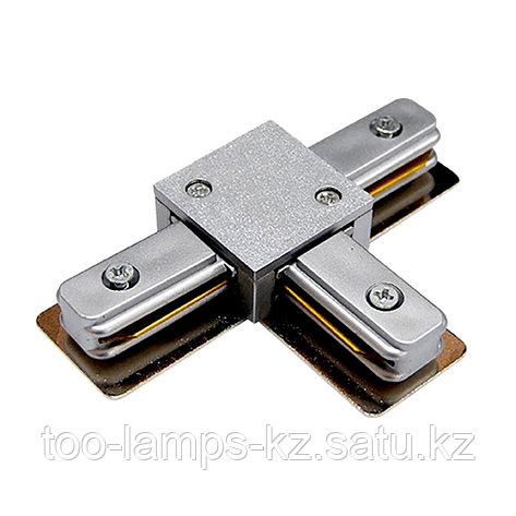 Коннектор Т (соединитель) для 2х-линейных шинопроводов типа Standart. GREY T-CONNECTOR (2 LINE), фото 2