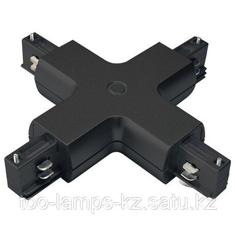 Коннектор X (соединитель) для 4х-линейных шинопроводов M. BLACK X-CONNECTOR (4 LINE), фото 2