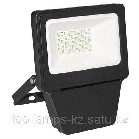 Светодиодный прожектор LED SMD 30W BLACK 6000K, фото 2