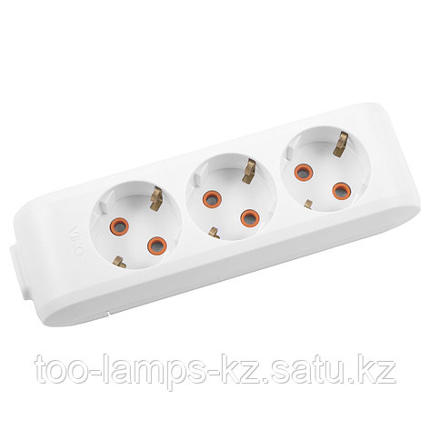 Колодка Viko MULTI-LET Х3 с заземлением, фото 2