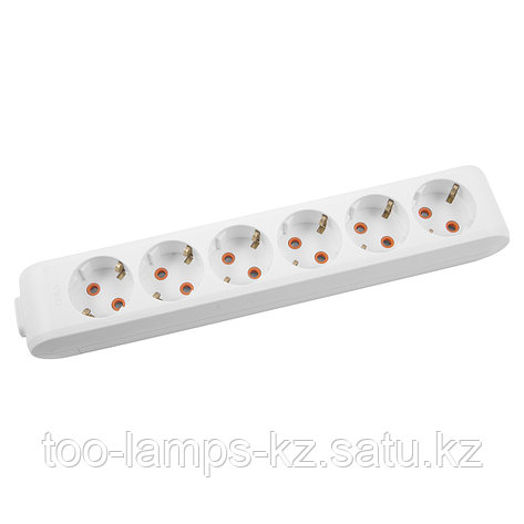 Колодка Viko MULTI-LET Х6 с заземлением, фото 2