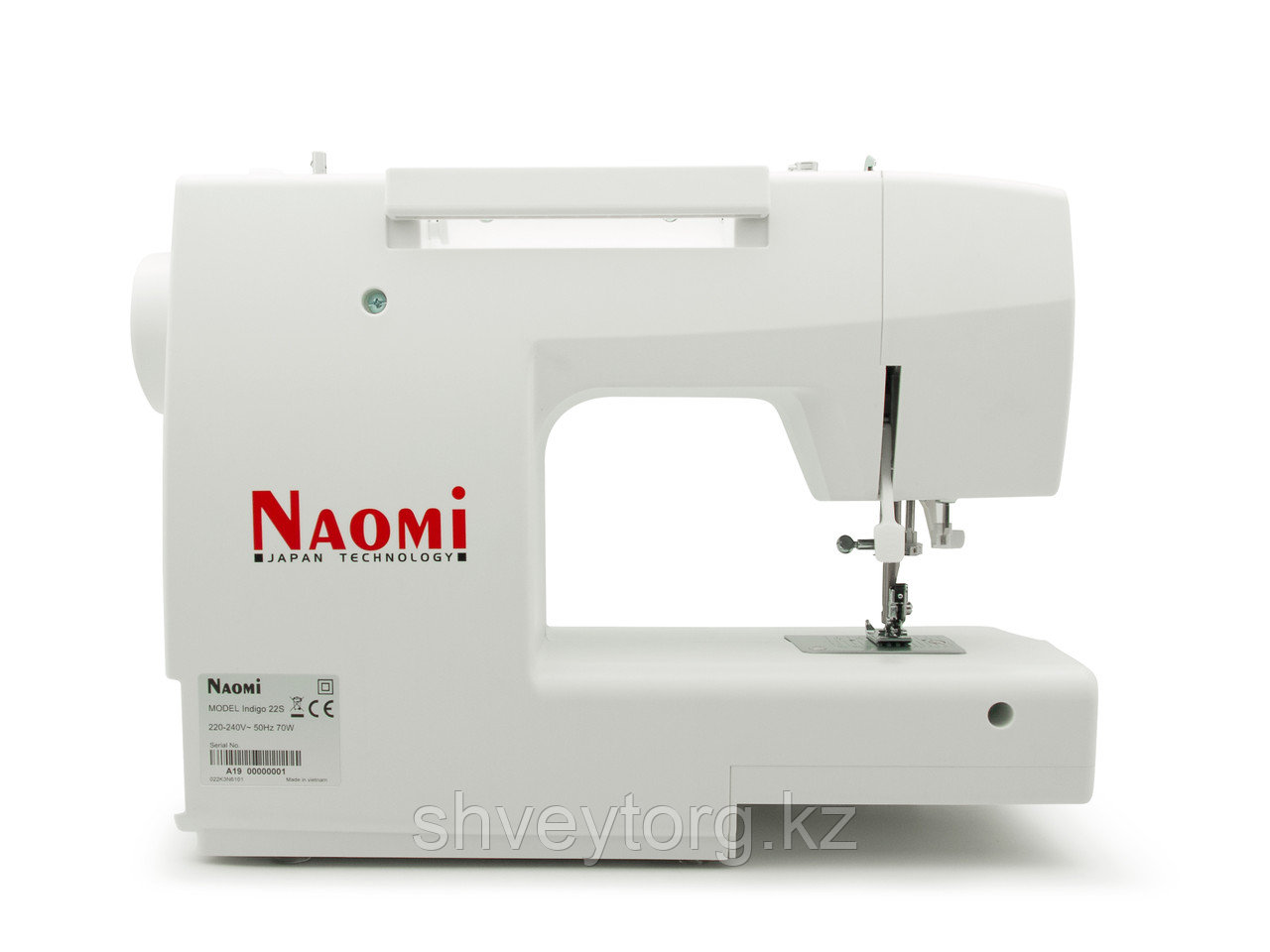 Бытовая швейная машинка NAOMI INDIGO 22 S - фото 2 - id-p63120897