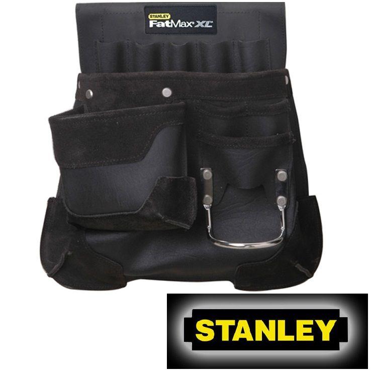 Сумка поясная для инструмента и гвоздей кожаная STANLEY 1-94-227