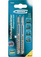 Полотно для электролобзика GROSS по дереву 100мм 2шт 78255