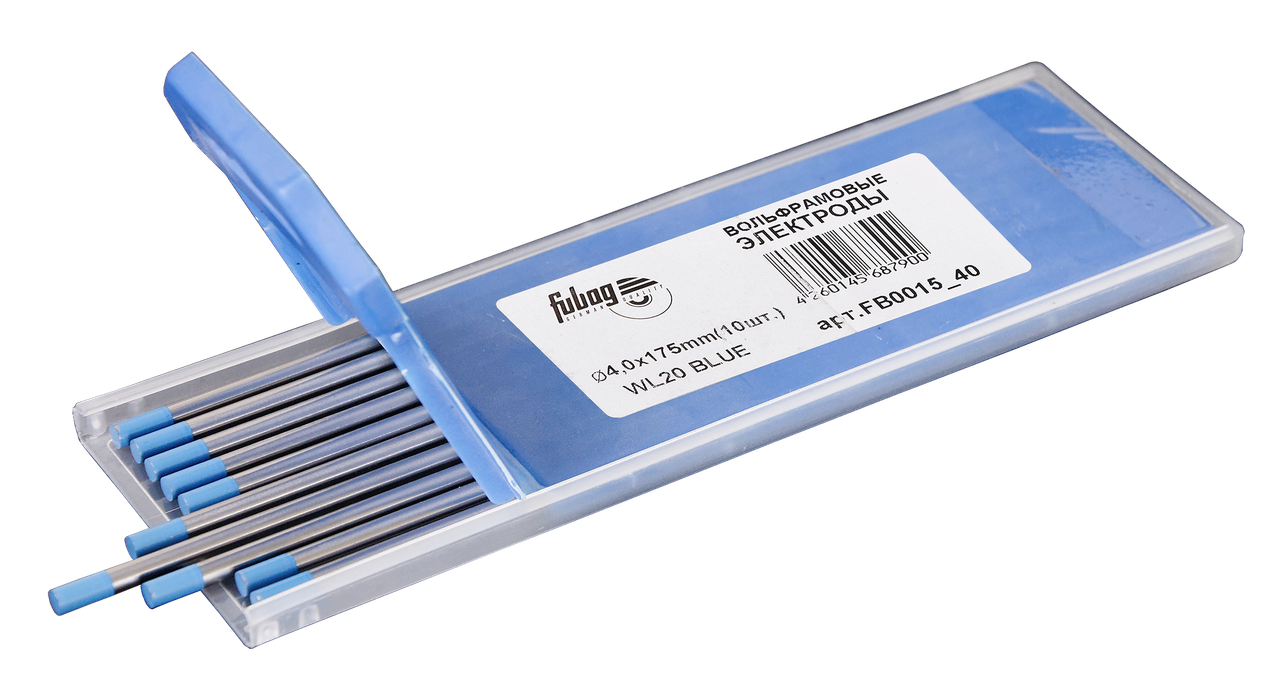 Вольфрамовые электроды Fubag D4.0 х 175мм (Blue) WL-20 1 шт.FB0015 40