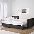 Диван-кровать угловой с отд д/хран БРИССУНД темно-серый IKEA, ИКЕА, фото 2