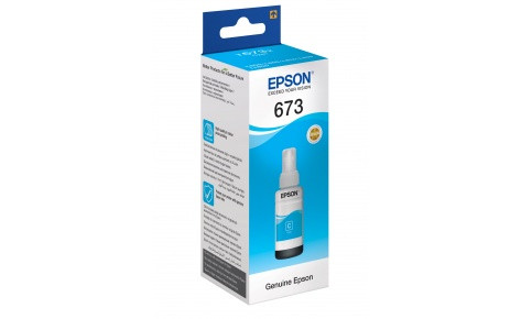 Чернила Epson C13T67324A L800/L805/1800/810/850 голубой - фото 1 - id-p63124606