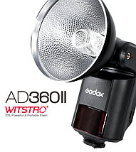 Godox Witstro AD360II вспышка аккумуляторная для Canon с TTL (комплект), фото 2