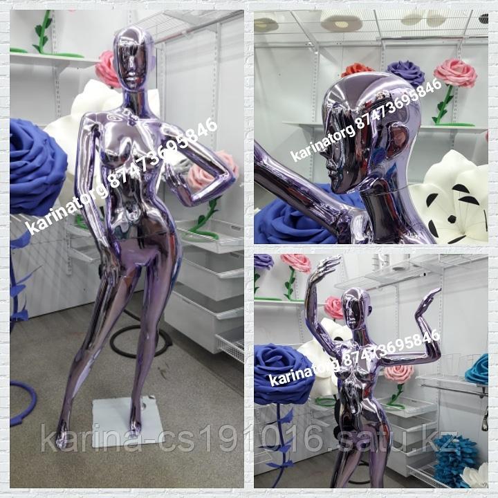 Манекен женский фиолетовый глянец - фото 1 - id-p28900174
