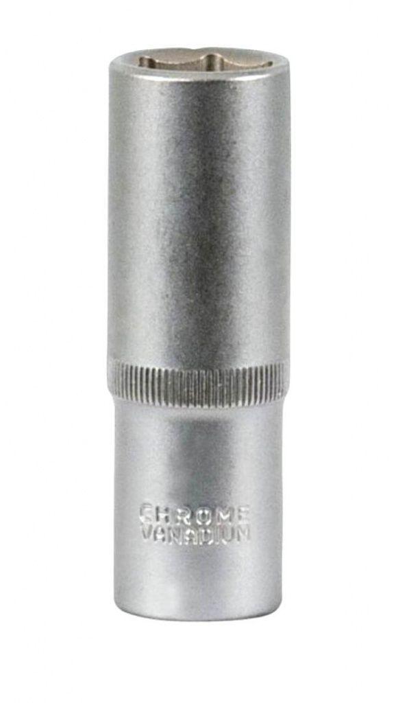 Головка торцевая удлиненная 8мм,шестигранная,CrV,под квадрат 1\2" FIT 62108