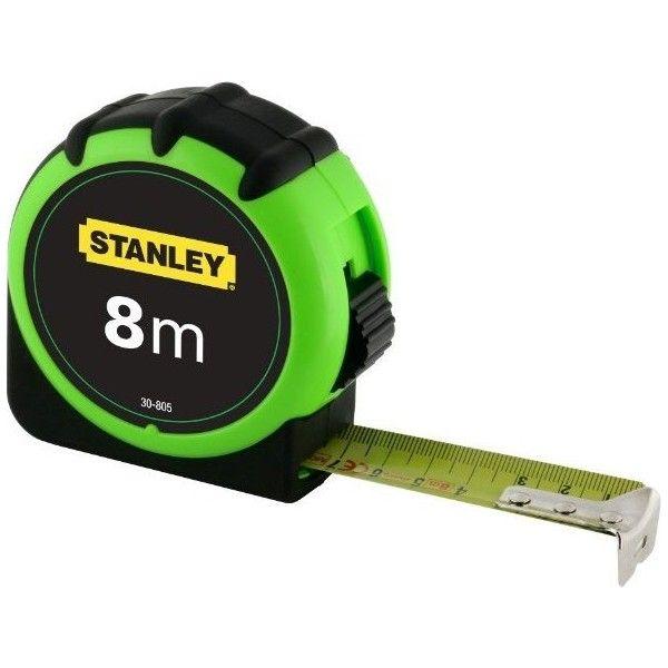Рулетка 8 х25мм "HIGH VISIBILITYU"STANLEY арт.0-30-805