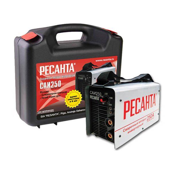 Инвертор сварочный Ресанта САИ 250 в кейсе