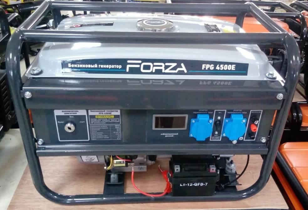 Генератор бензиновый FORZA FPG4500E - фото 1 - id-p63118967