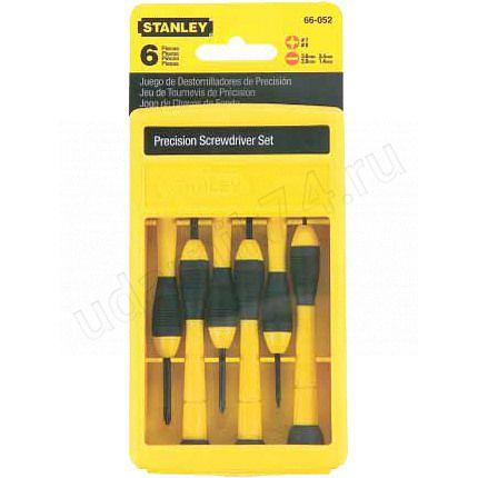 Набор отверток 6шт.для точной механики STANLEY 0-66-052
