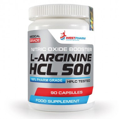 WestPharm, Arginine HCL 500,  90 капсул