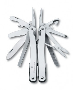 Мультитул универсальный Victorinox SwissTool 25, Кол-во функций: 27 в 1, Цвет: Серебристый, (3.0324.L)