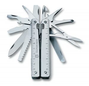 Мультитул универсальный Victorinox SwissTool 27, Кол-во функций: 27 в 1, Цвет: Серебристый, (3.0327.N)