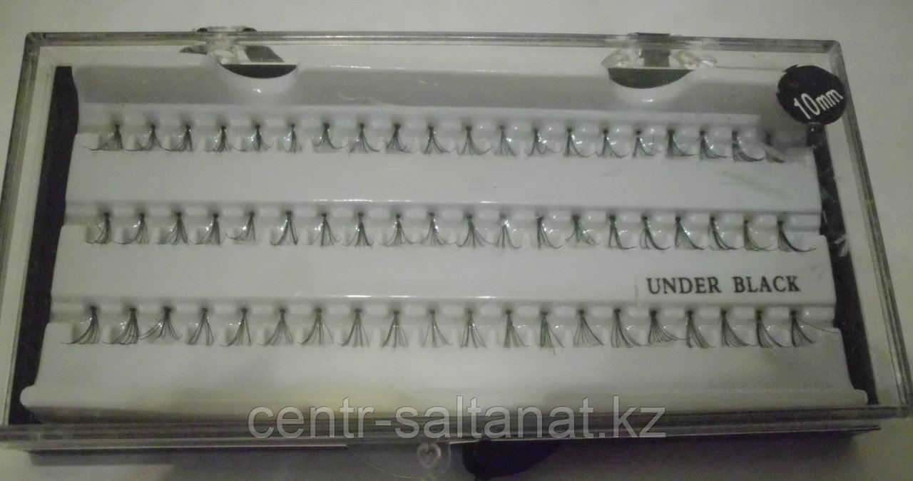 Ресницы пучковые черные 10 мм