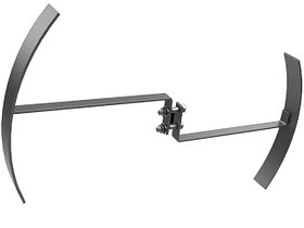 Кольцо защитное для снижения неравномерности распределения напряжения по гирлянде изоляторов.