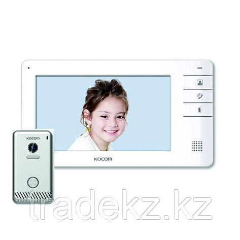 Видеодомофон цветной KCV-S701EB + панель вызова KC-S81M, комплект, фото 2