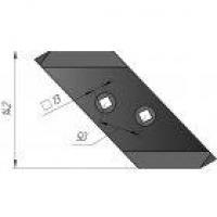 Долото накладное правое РЗЗ 11.31.240, фото 1