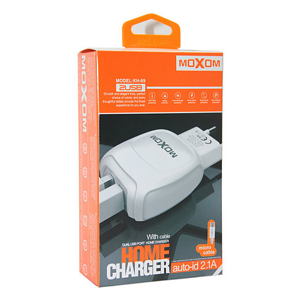 Зарядное устройство Moxom KH-69 Micro USB, Samsung, фото 2