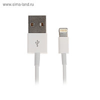 Кабель Mirex, Lightning - USB, 1А, 1 метр, белый