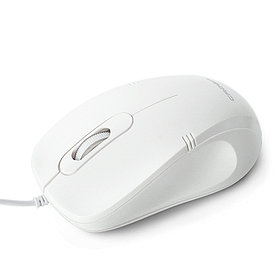 Мышь проводная CMM-502 White (Бесшумная мышь)