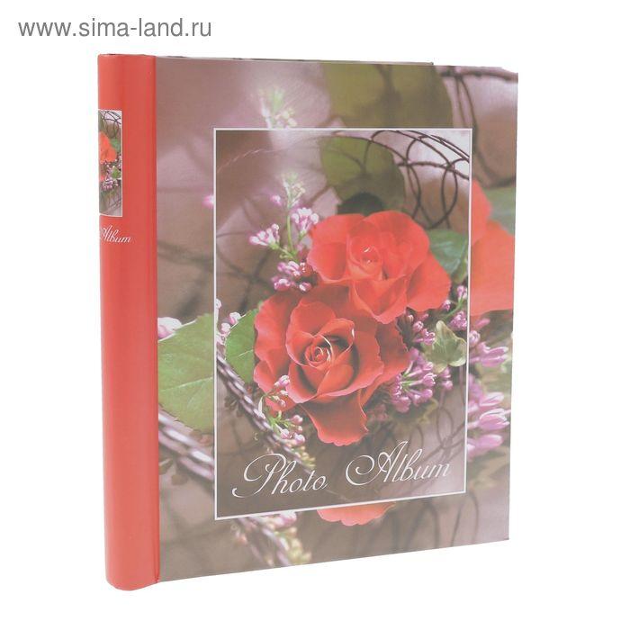 Фотоальбом магнитный 15 листов "Алые розы" 29х27х2,5 см