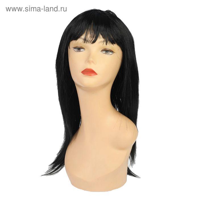 Карнавальный парик "Красотка", обхват головы 56-58 см, цвет чёрный