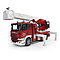 BRUDER  Пожарная машина Scania с выдвижной лестницей и помпой с модулем со световыми и звуковыми эффекта, фото 2