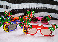 Карнавальные очки "Фламинго" цвета в ассортименте