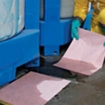 Впитывающие  рулоны (салфетки) для масел, агрессивных жидкостей Pig® Haz-Mat 320, фото 3