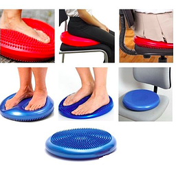 Надувная массажная подушка-тренажер балансировочная