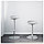 Табурет барный ЯН-ИНГЕ 56-76 см серый ИКЕА, IKEA, фото 8