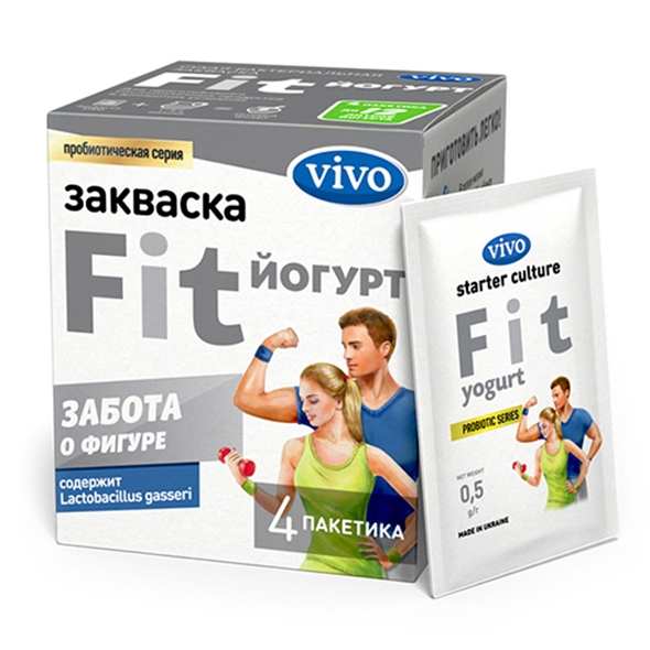 Закваска Fit-Йогурт VIVO (4 пакета)