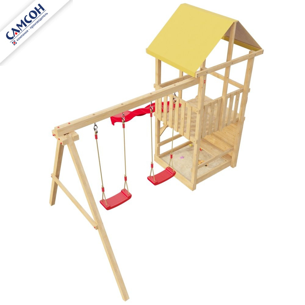 Детская игровая деревянная площадка 6-й Элемент - фото 3 - id-p51549774